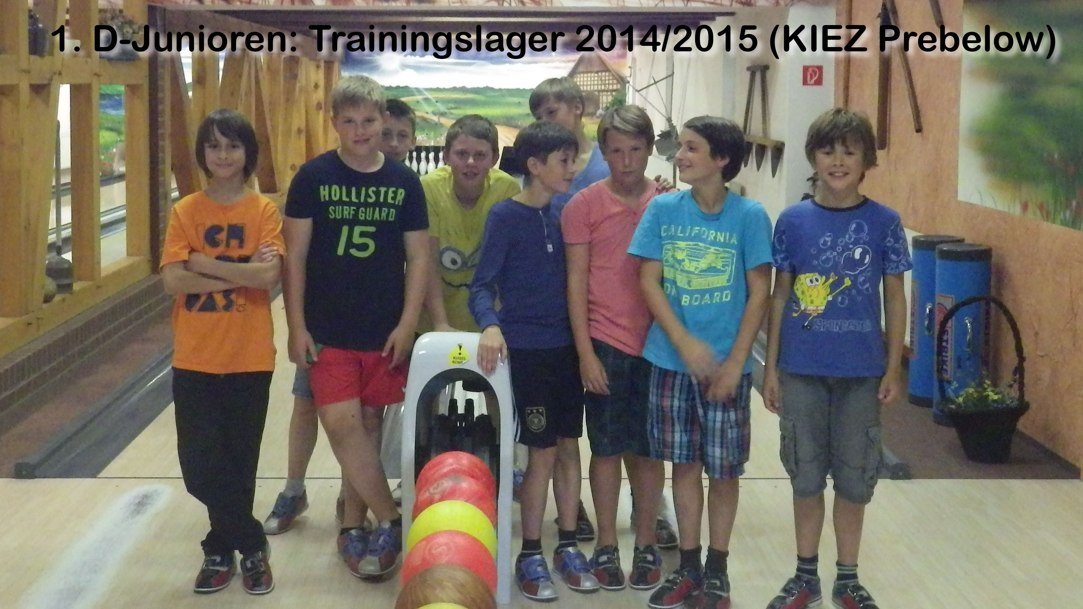 1.D-Junioren: Trainingslager 2014/2015 (KIEZ Prebelow)