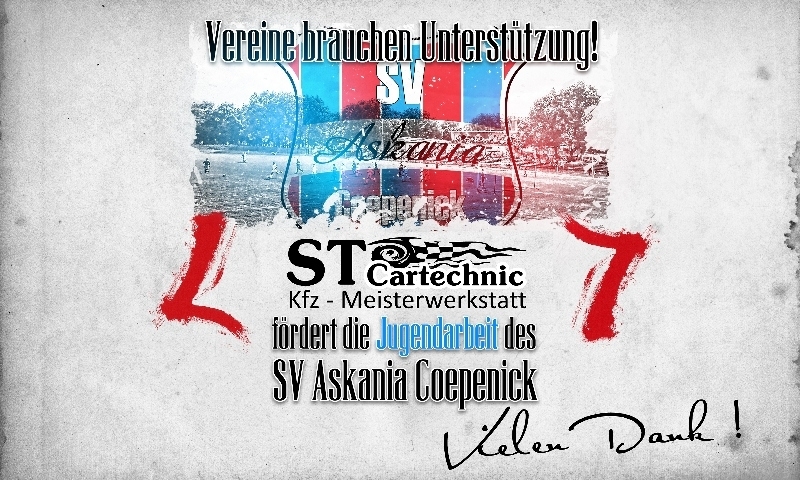 Sponsorenzertifikat - ST Cartechnic - Kfz-Meisterwerkstatt - 2.F-Jugend 2016/2017 Sponsorenzertifikat - ST Cartechnic - Kfz-Meisterwerkstatt - 2.F-Jugend 2016/2017