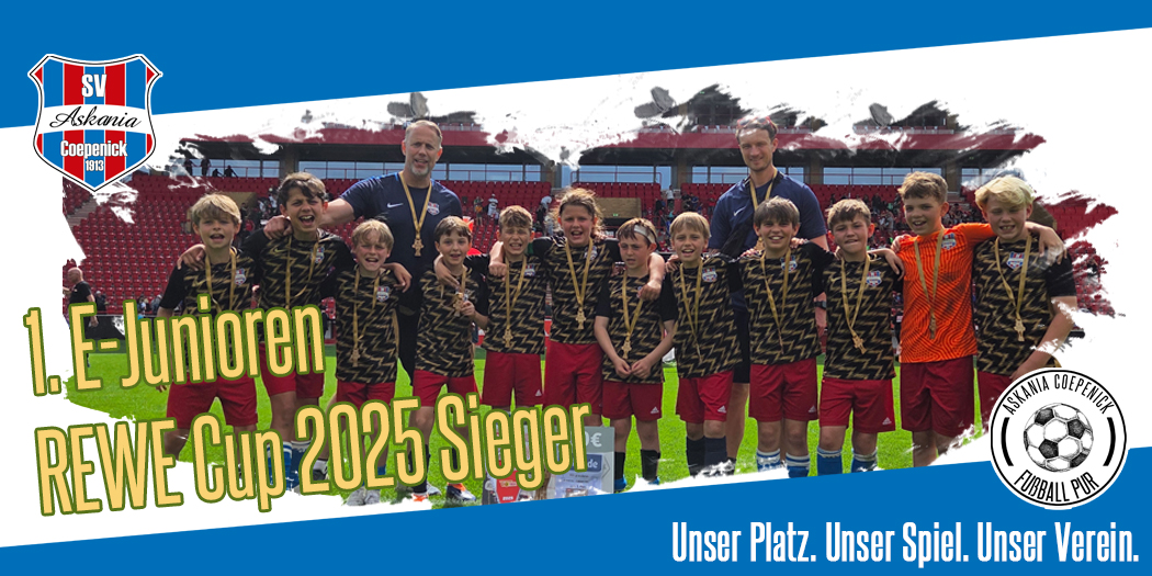 1.E-Junioren: Rewe Cup 2025 Sieger
