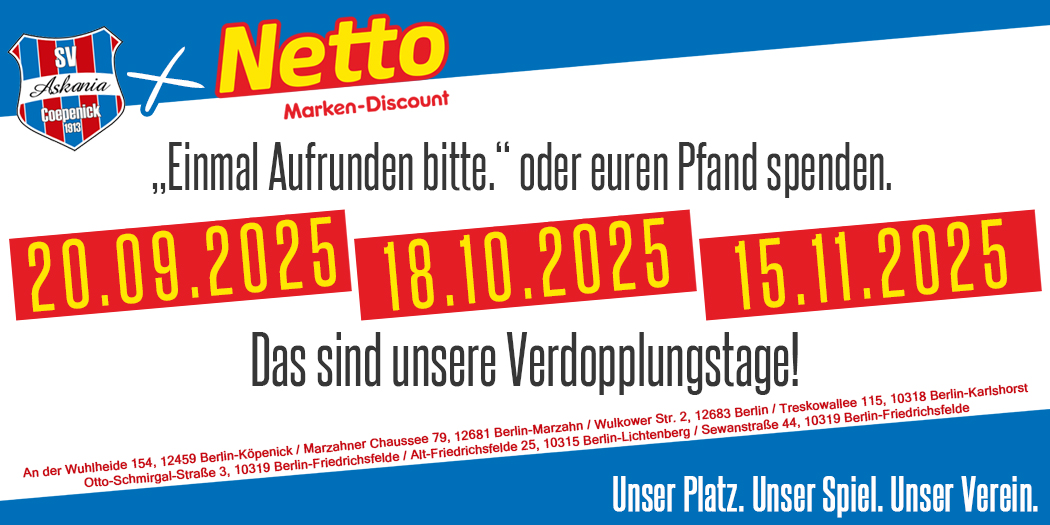 Netto Verdoppelungstage 2025