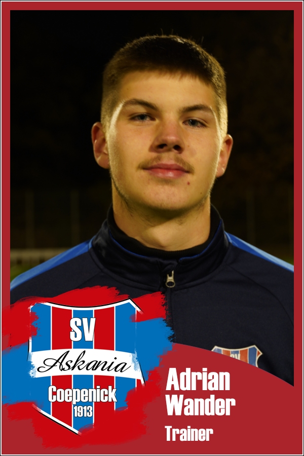 Adrian Wander (Trainer 1.C-Junioren 2023/2024)