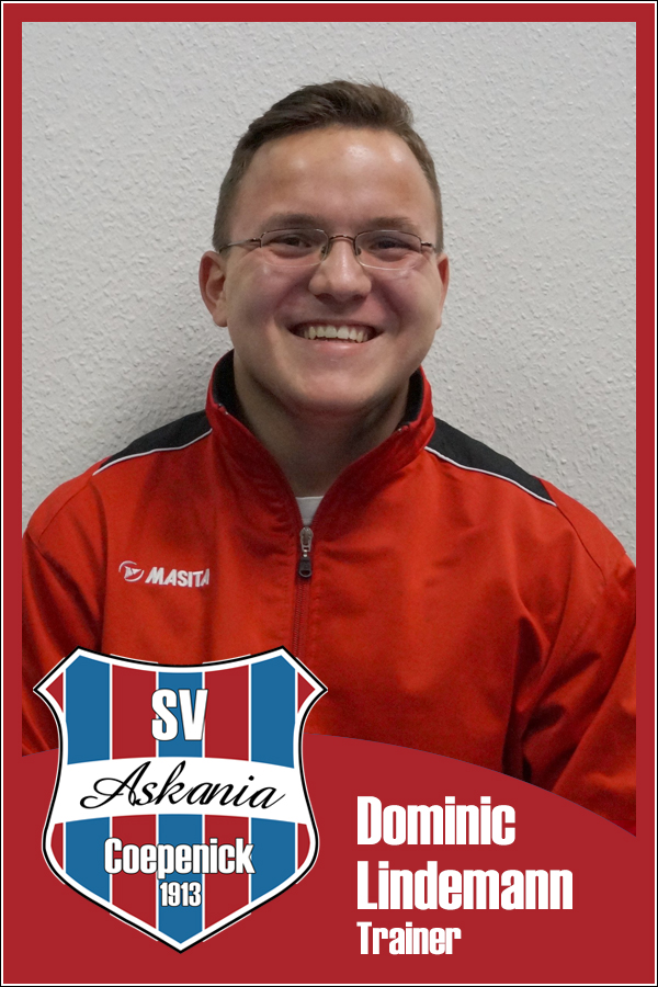 Dominic Lindemann (Trainer 1.G-Junioren 2014/2015)