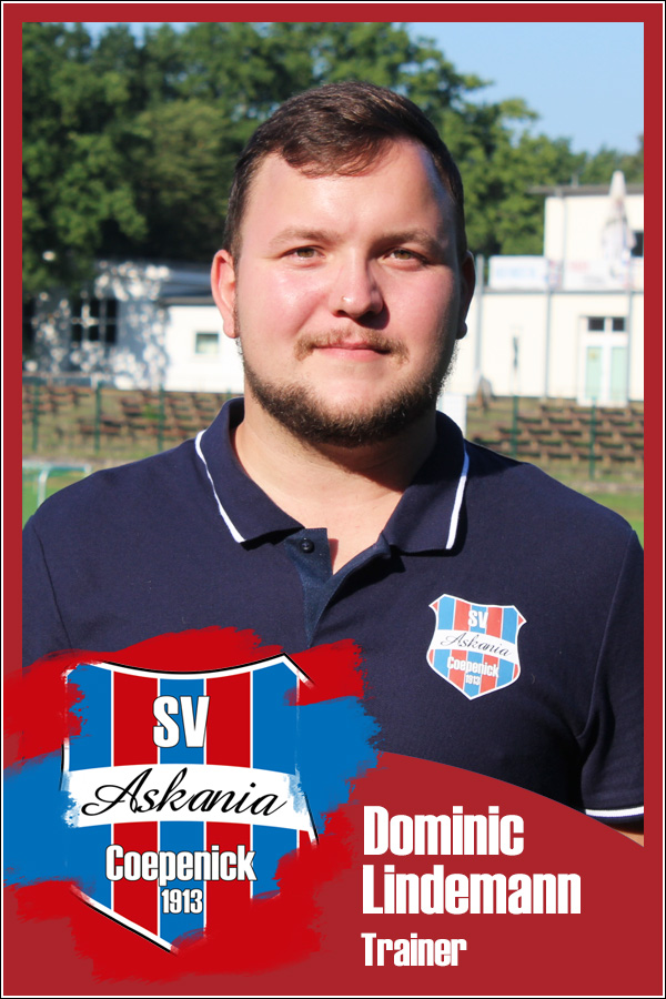 Dominic Lindemann (Trainer 1.F-Junioren 2020/2021) Dominic Lindemann (Trainer 1.F-Junioren 2020/2021)