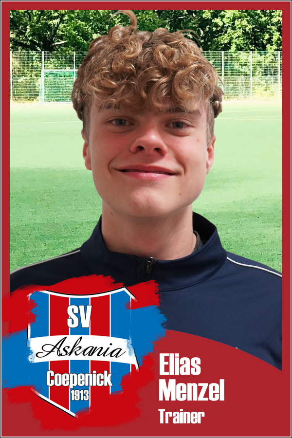 Elias Menzel (Junior Assistent 2.D-Junioren 2023/2024)