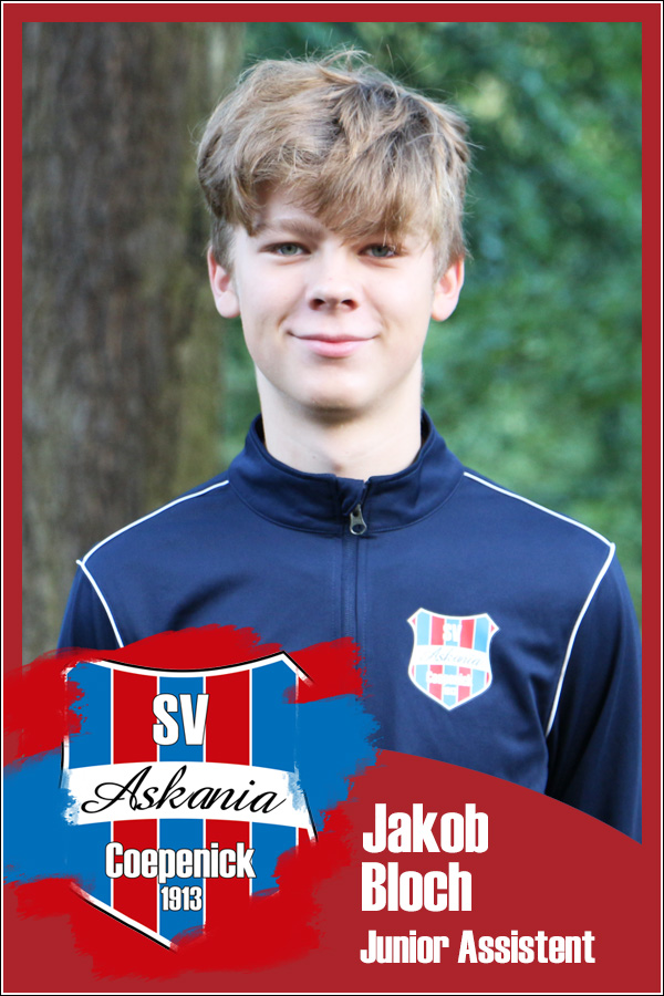 Jakob Bloch (Junior Assistent 1.F-Junioren 2022/2023)