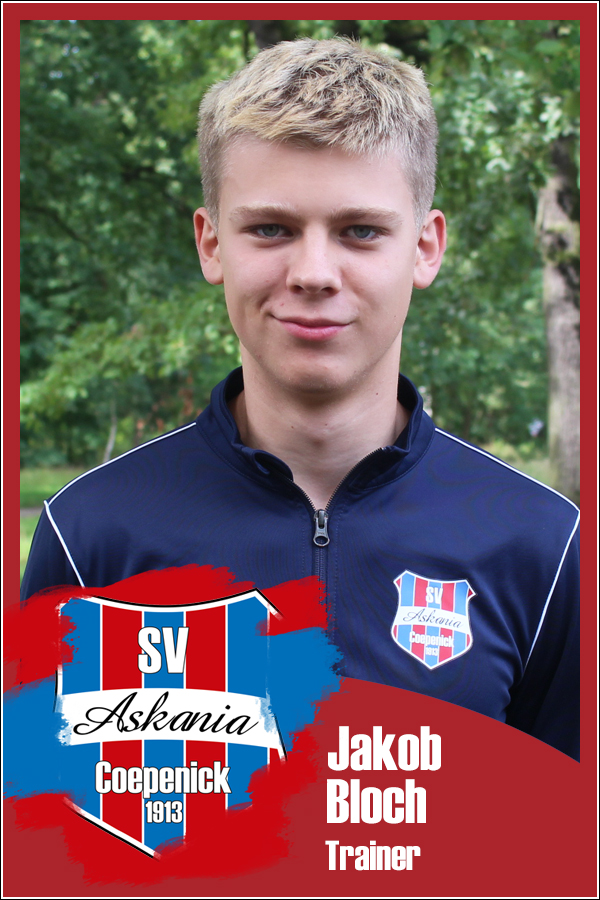 Jakob Bloch (Junior Assistent 2.E-Junioren 2023/2024)