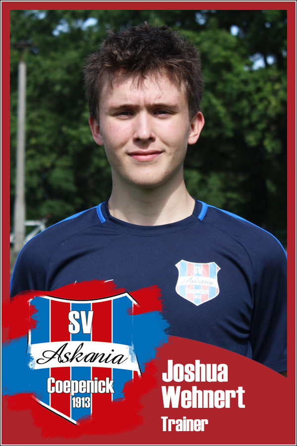 Joshua Wehnert (Trainer 1.D-Junioren 2021/2022)