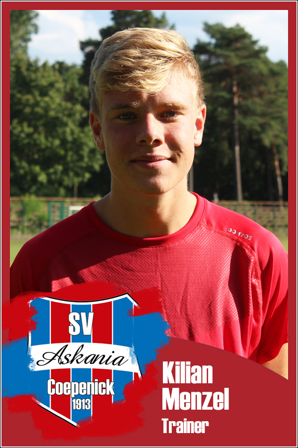 Kilian Menzel (Trainer 2.D-Junioren 2020/2021) Kilian Menzel (Trainer 2.D-Junioren 2020/2021)