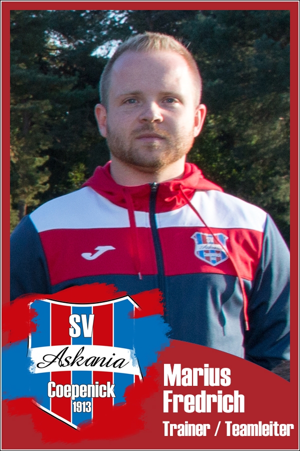 Marius Fredrich (Trainer 2.D-Junioren 2016/2017) Marius Fredrich (Trainer 2.D-Junioren 2016/2017)