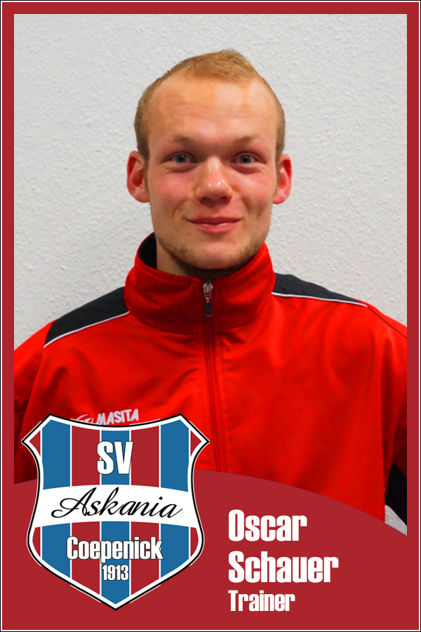 Oscar Schauer (Trainer 2.E-Junioren 2014/2015)