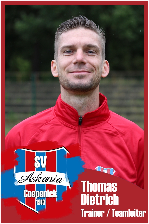 Thomas Dietrich (Trainer und Teamleiter 1.G-Junioren 2018/2019)