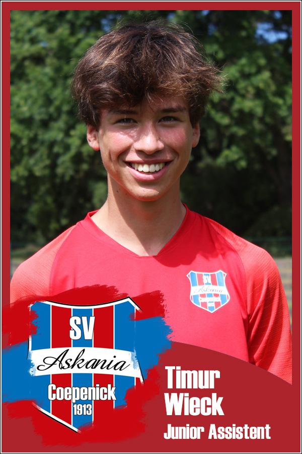 Timur Wieck (Junior Assistent 2.F-Junioren 2021/2022)