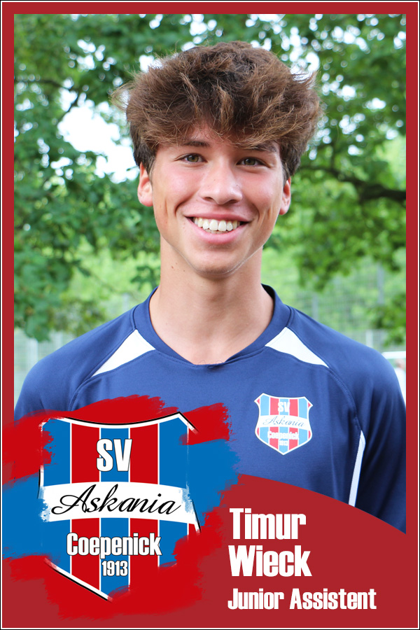 Timur Wieck (Junior Assistent 1.F-Junioren 2022/2023)