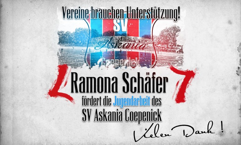 Sponsorenzertifikat - Ramona Schäfer - 1.F-Jugend 2018